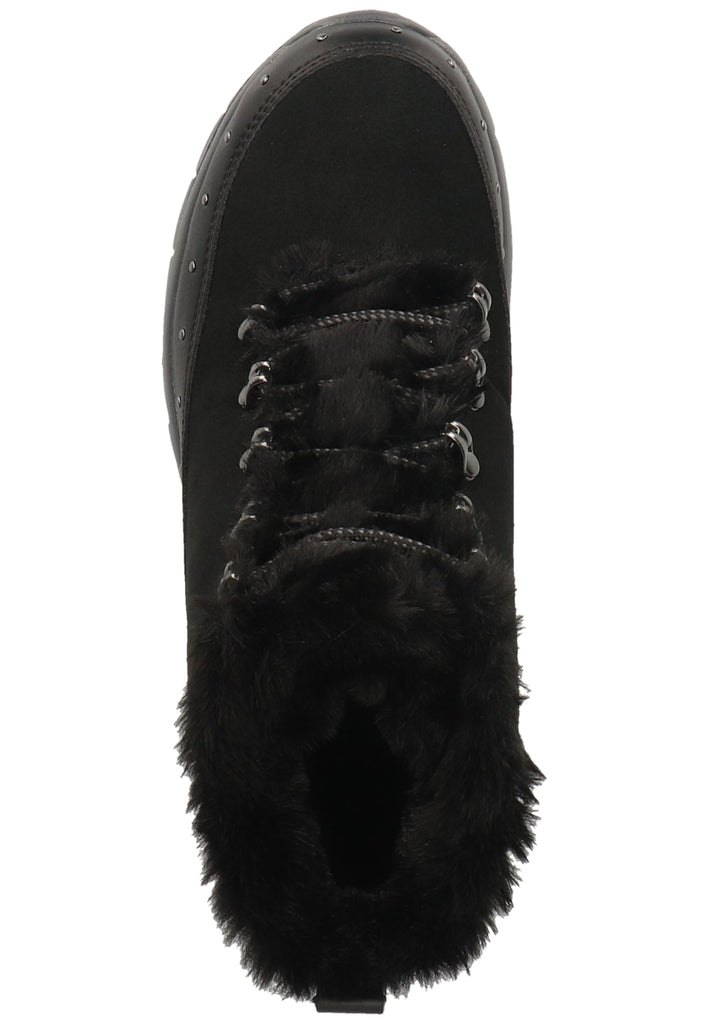 Skechers Stiefelette Leder Schwarz