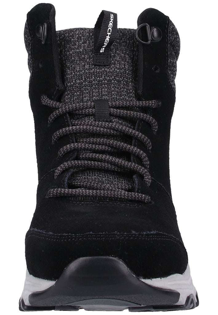 Skechers Stiefelette Leder Schwarz