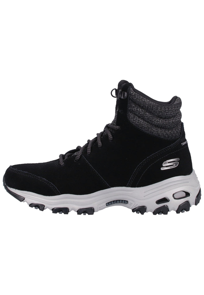Skechers Stiefelette Leder Schwarz