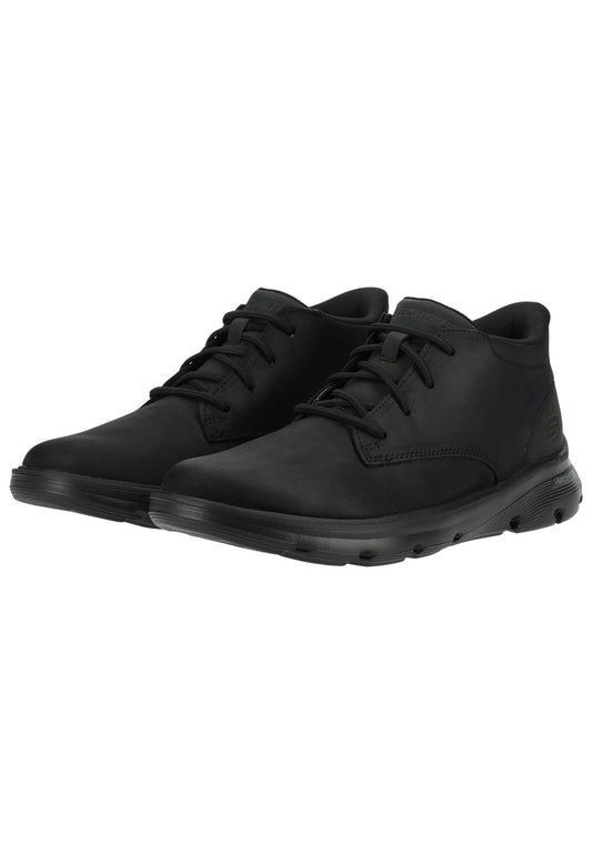 Skechers Stiefelette Leder Schwarz