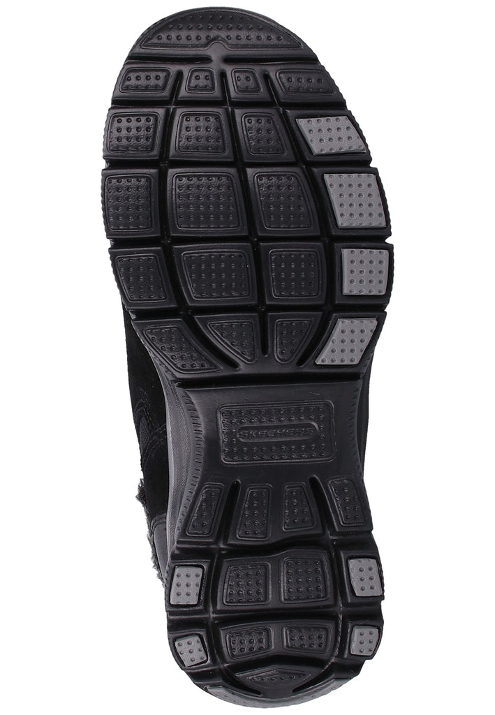 Skechers Stiefelette Leder/Textil Schwarz
