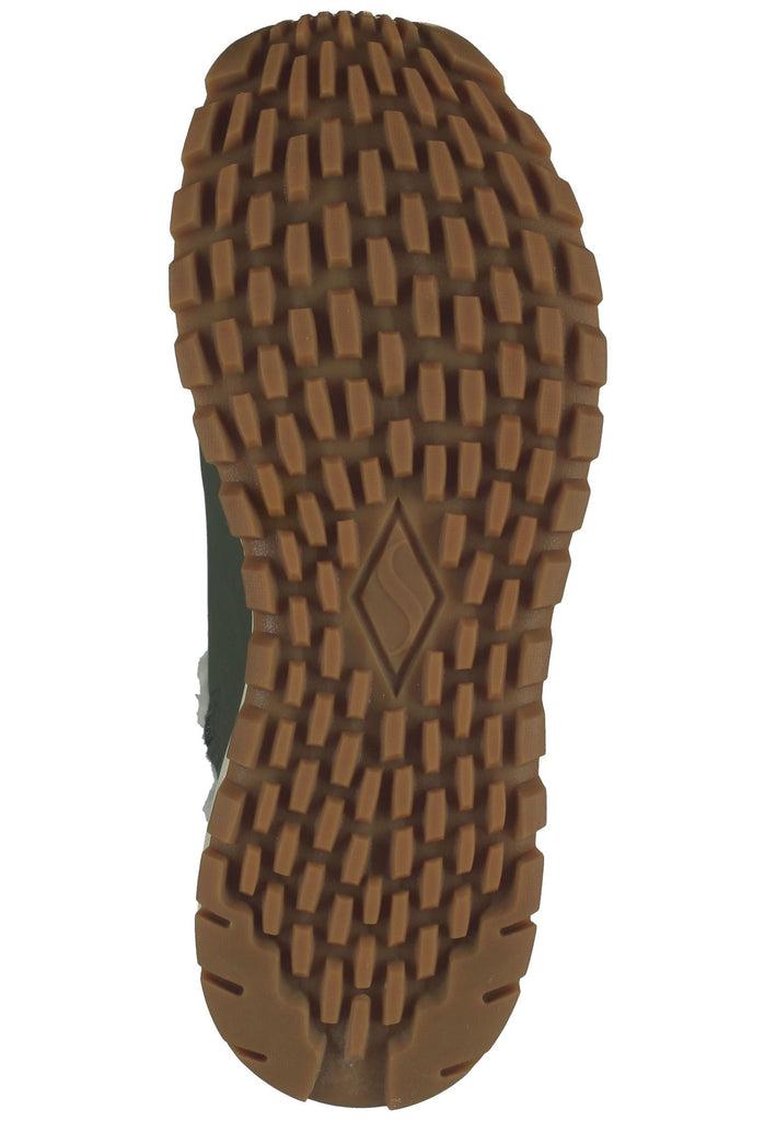 Skechers Stiefelette Lederimitat Olive Warmfutter