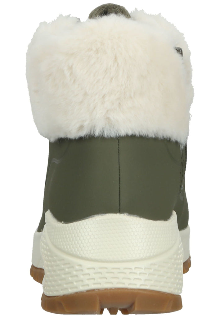 Skechers Stiefelette Lederimitat Olive Warmfutter