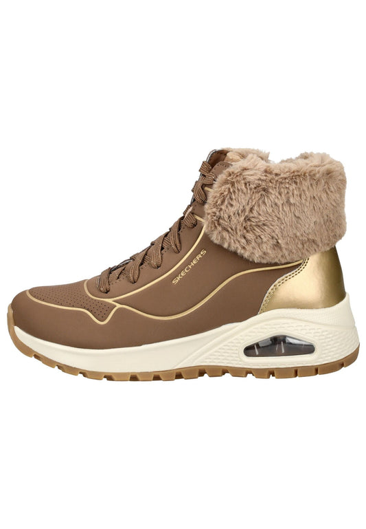 Skechers Stiefelette Lederimitat/Textil Grau
