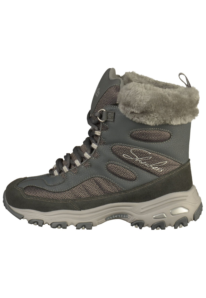 Skechers Stiefelette Lederimitat/Textil Grau