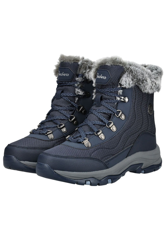Skechers Stiefelette Lederimitat/Textil Navy