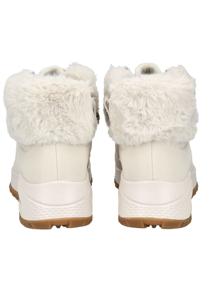 Skechers Stiefelette Lederimitat/Textil Weiß Warmfutter