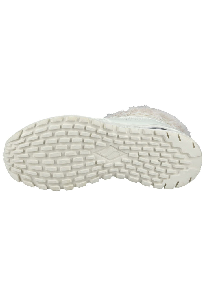 Skechers Stiefelette Lederimitat/Textil Weiß Warmfutter