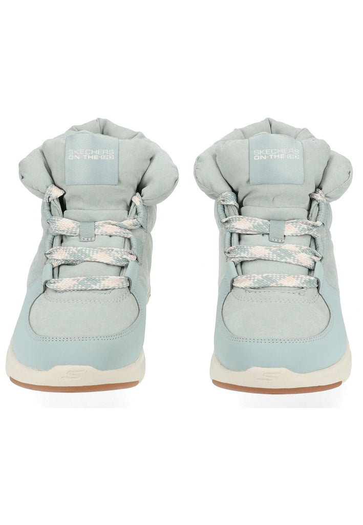 Skechers Stiefelette Textil Blau Warmfutter