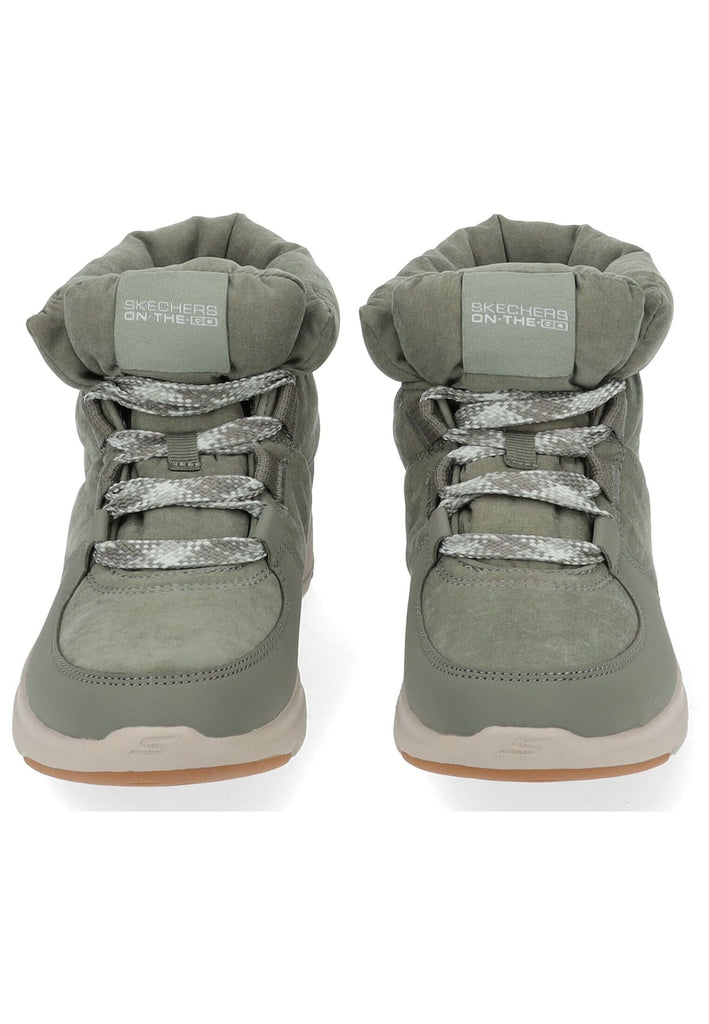 Skechers Stiefelette Textil Grün Warmfutter