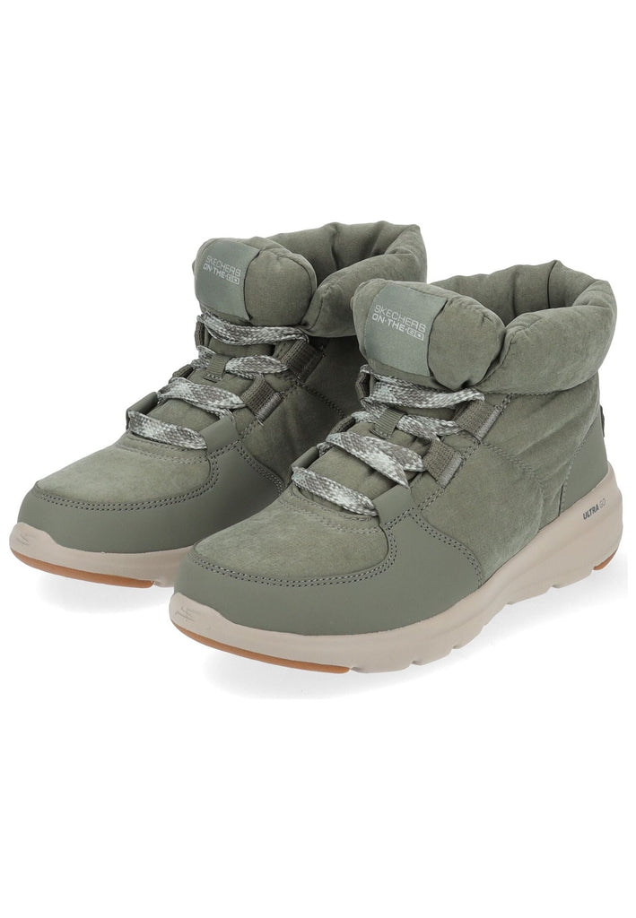 Skechers Stiefelette Textil Grün Warmfutter