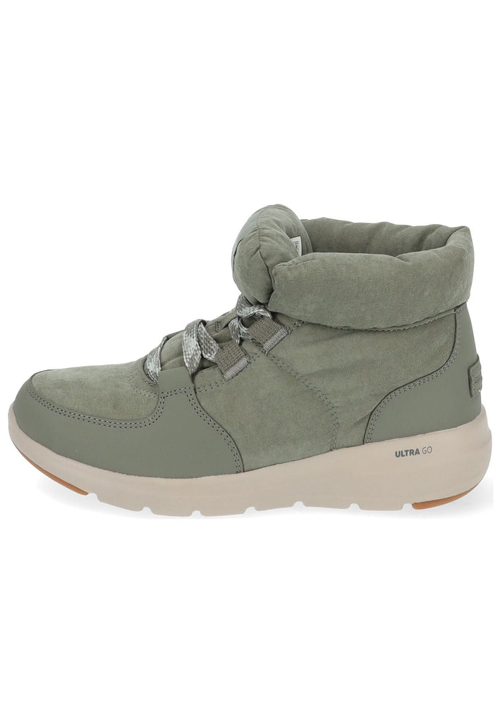 Skechers Stiefelette Textil Grün Warmfutter