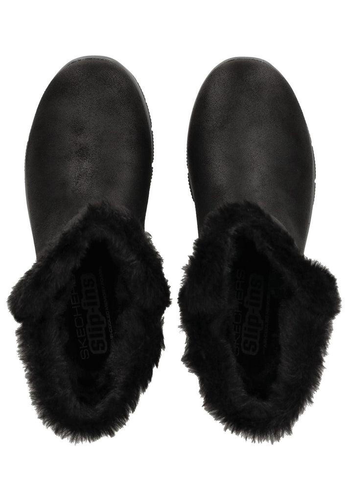 Skechers Stiefelette Textil Schwarz Warmfutter