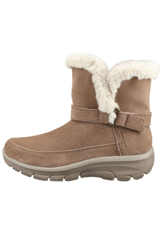 Skechers Stiefelette Veloursleder Braun Warmfutter