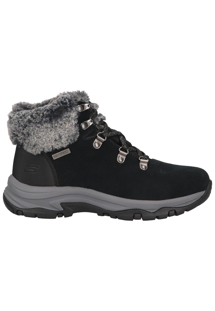 Skechers Stiefelette Veloursleder Schwarz