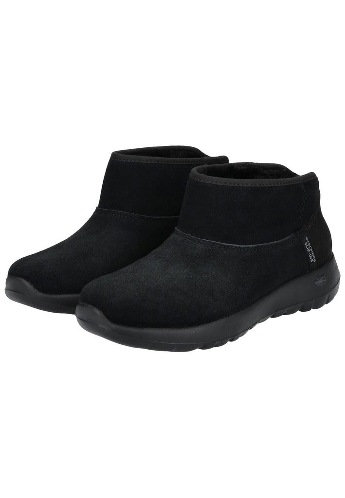 Skechers Stiefelette Veloursleder Schwarz Warmfutter