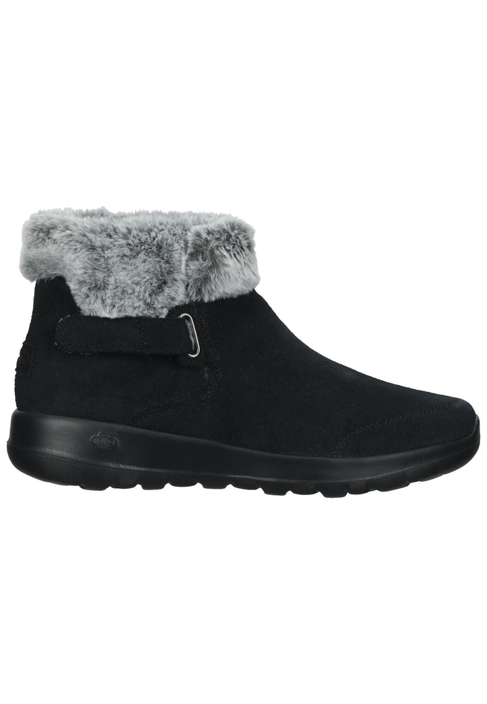 Skechers Stiefelette Veloursleder Schwarz Warmfutter