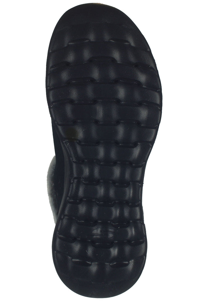 Skechers Stiefelette Veloursleder Schwarz Warmfutter