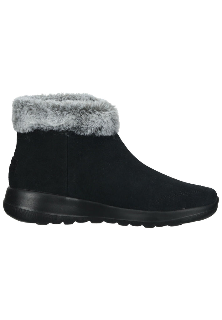 Skechers Stiefelette Veloursleder Schwarz Warmfutter
