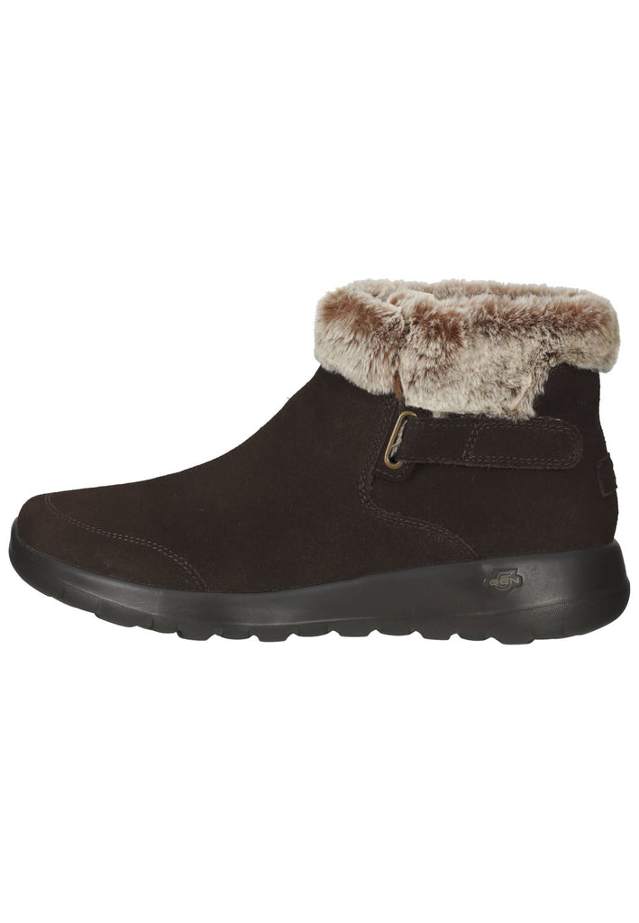 Stiefeletten Skechers Stiefelette Veloursleder Chocolate Warmfutter