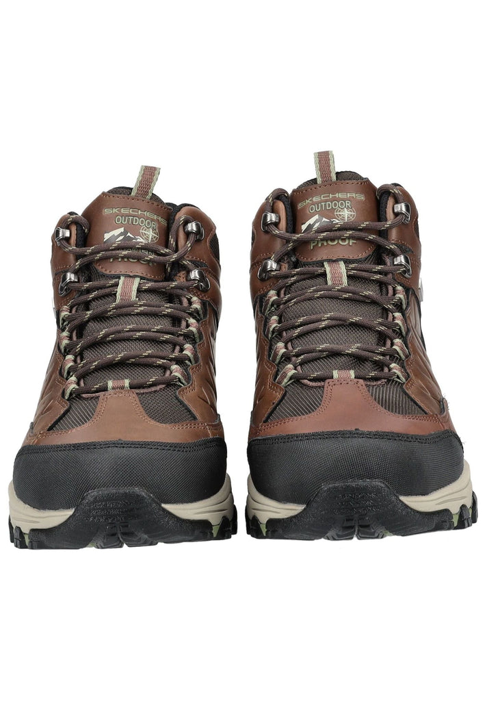 Skechers Wanderschuhe Leder Braun