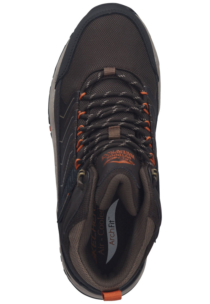 Skechers Wanderschuhe Leder Braun