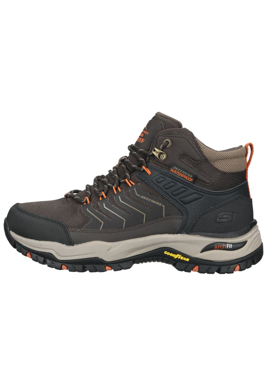 Skechers Wanderschuhe Leder Braun