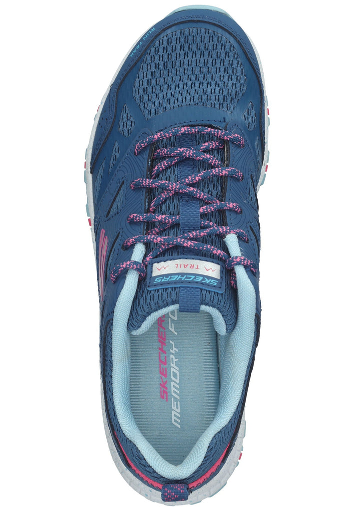 Skechers Wanderschuhe Leder Mittelblau
