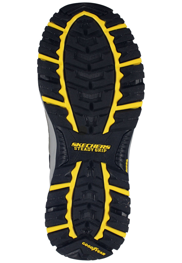 Skechers Wanderschuhe Leder Schwarz