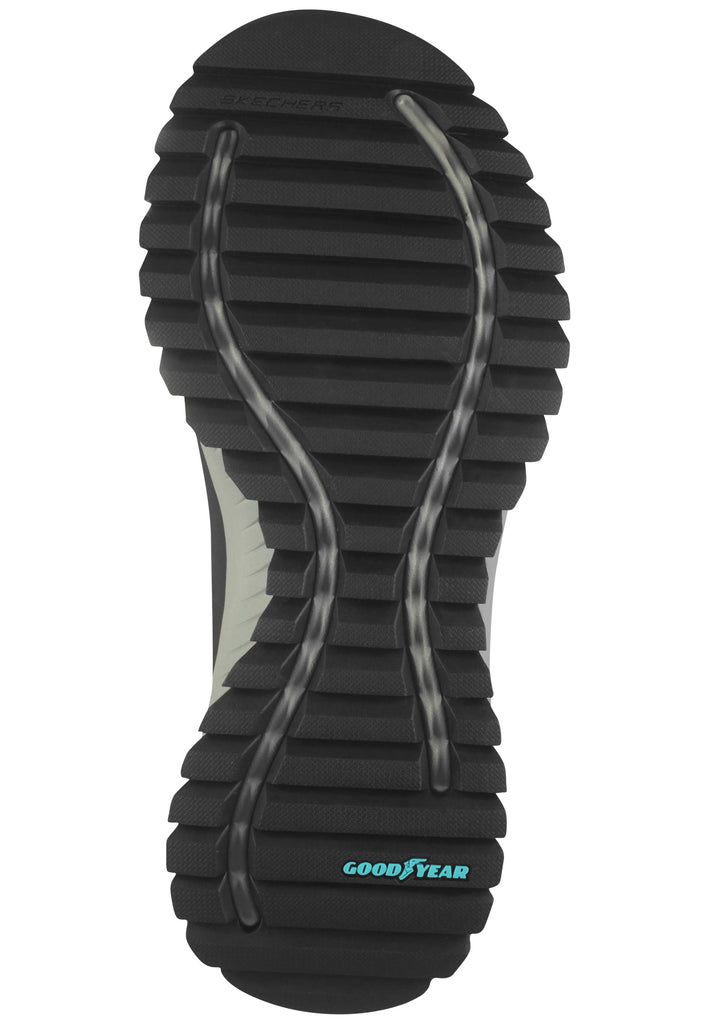 Skechers Wanderschuhe Leder Schwarz/Blau