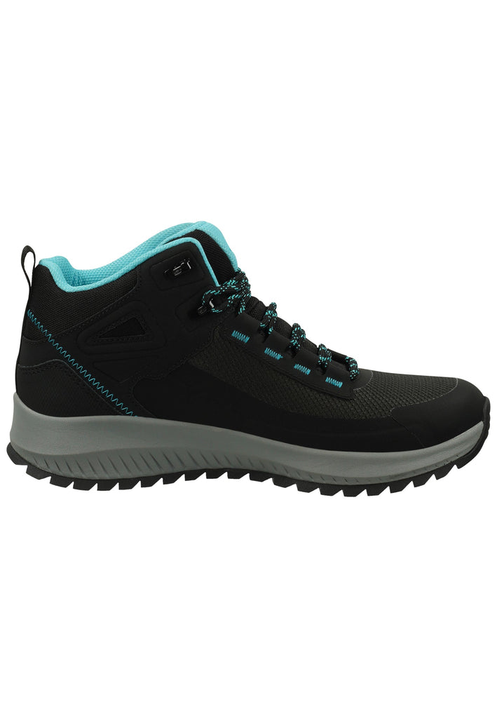 Skechers Wanderschuhe Leder Schwarz/Blau