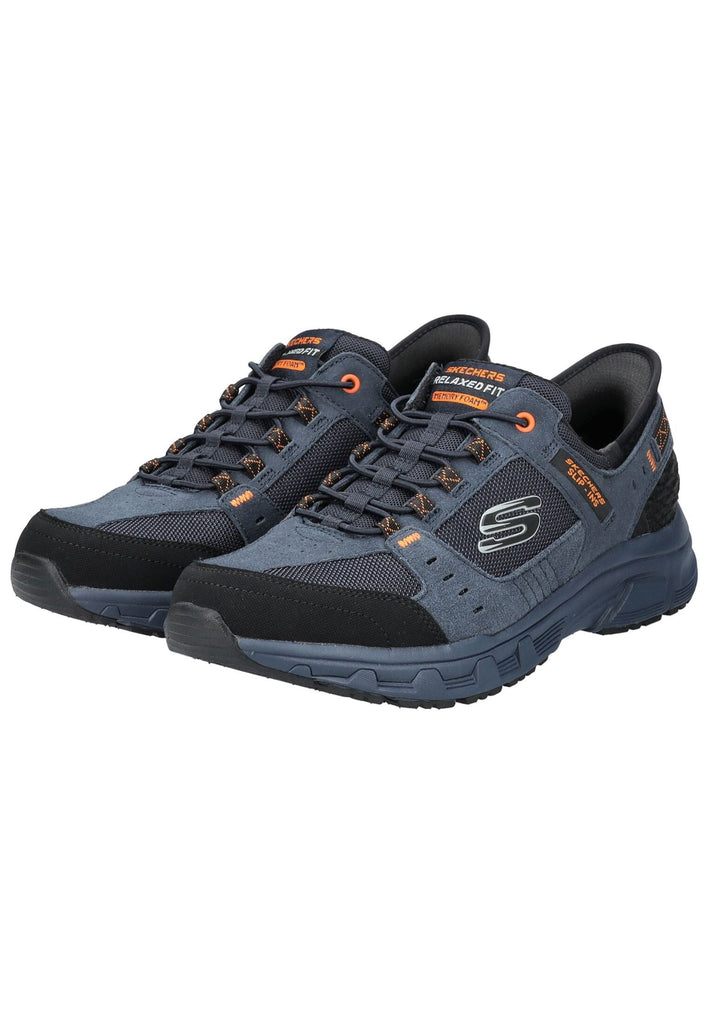Skechers Wanderschuhe Leder/Textil Blau