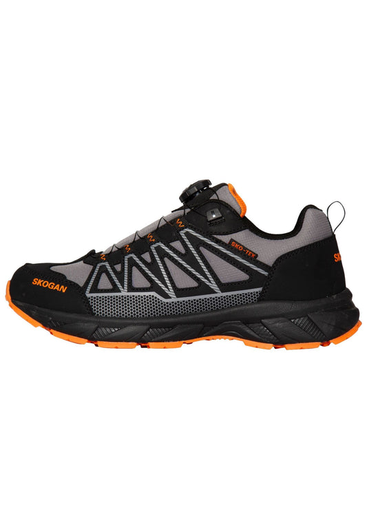 SKOGAN Sneaker Mesh Grau/Schwarz