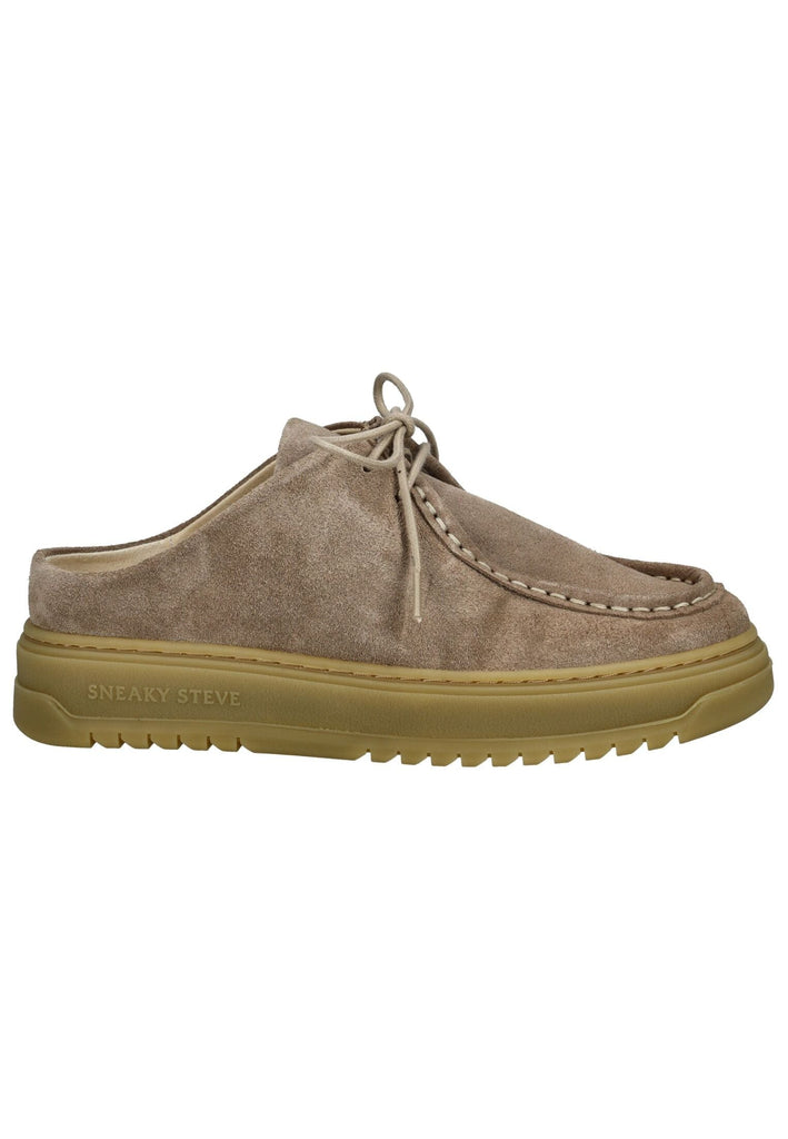 Sneaky Steve Pantoletten Veloursleder Beige
