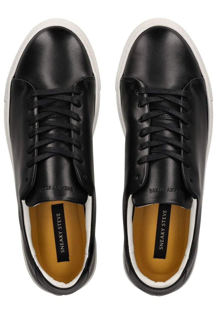 Sneaky Steve Sneaker Leder Schwarz