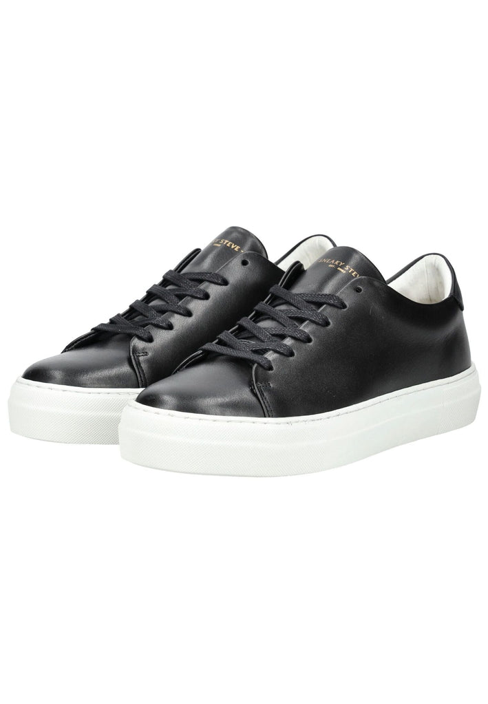 Sneaky Steve Sneaker Leder Schwarz