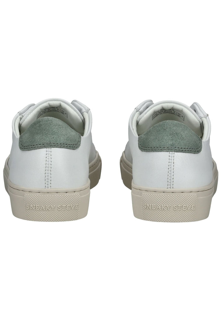 Sneaky Steve Sneaker Leder Weiß/Grün