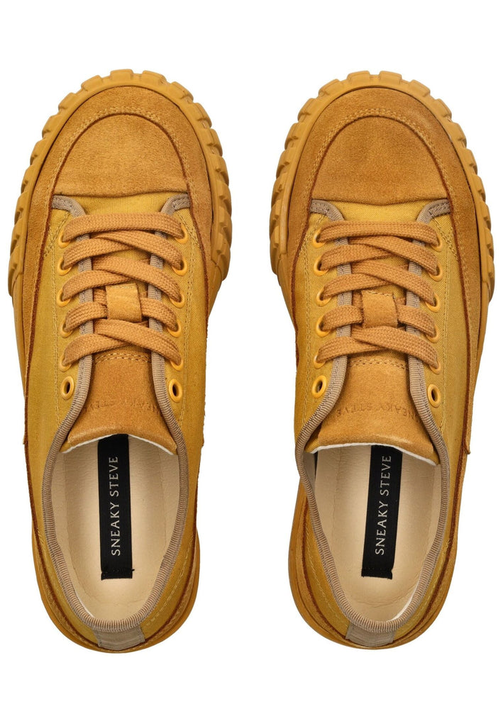 Sneaky Steve Sneaker Textil Mustard