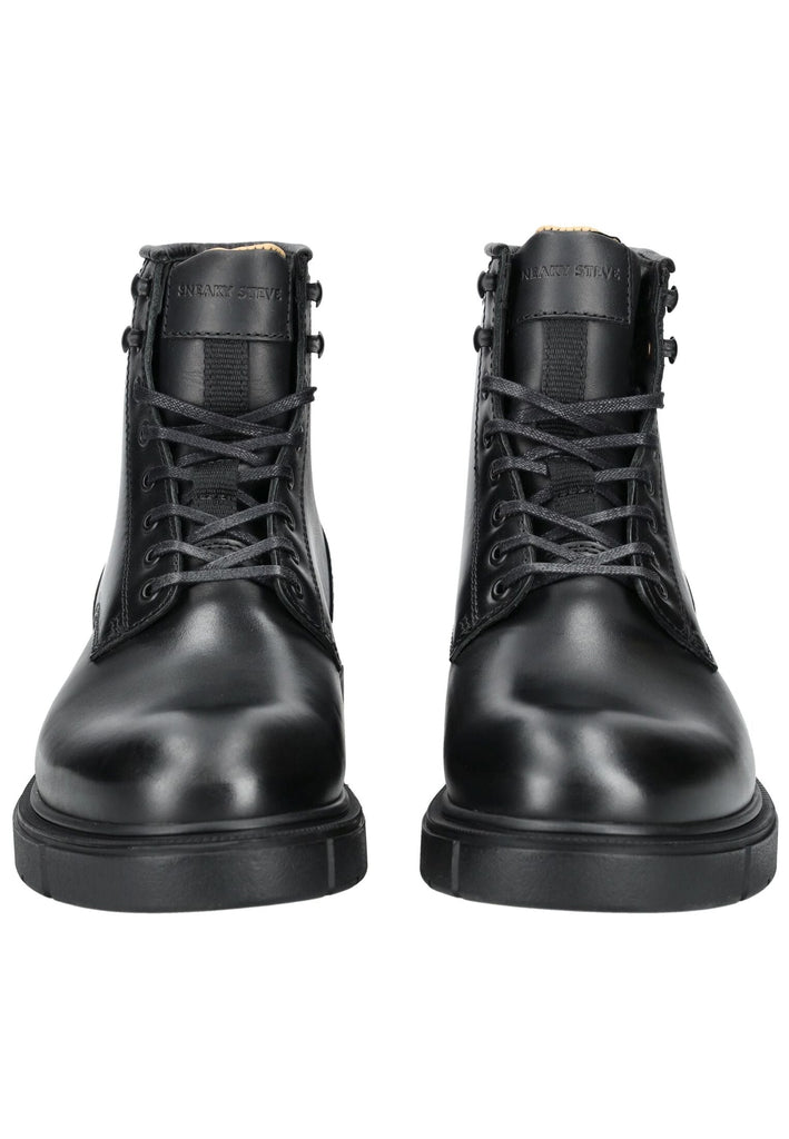 Sneaky Steve Stiefelette Leder Schwarz