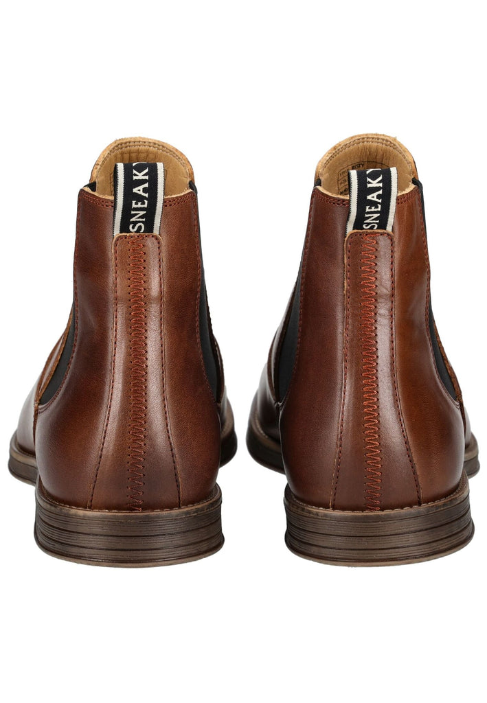 Sneaky Steve Stiefelette Leder/Textil Cognac