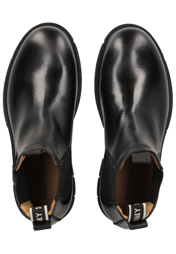 Sneaky Steve Stiefelette Leder/Textil Schwarz