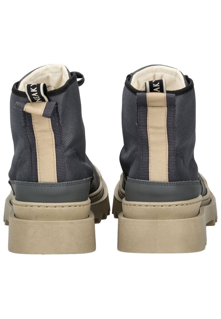 Sneaky Steve Stiefelette Nylon Blau/Beige Warmfutter