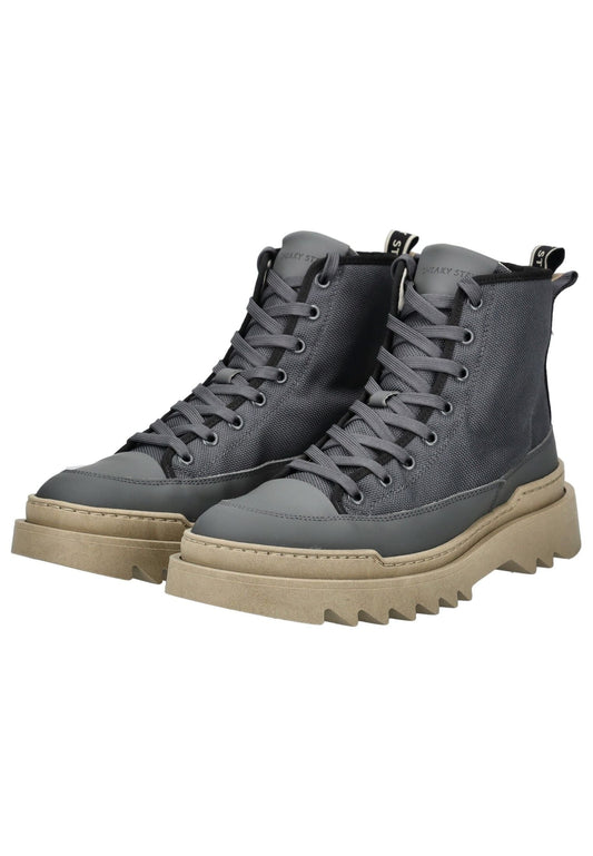Sneaky Steve Stiefelette Nylon Blau/Beige Warmfutter