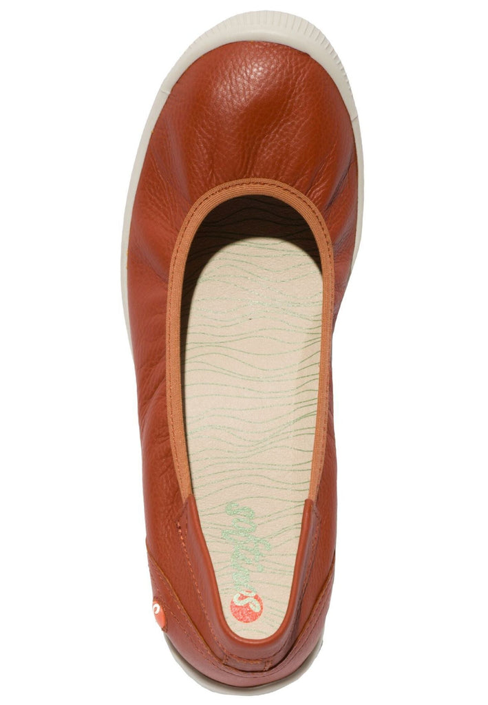 softinos Ballerinas Leder Braun