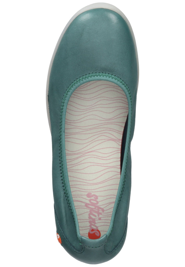 softinos Ballerinas Leder Grün