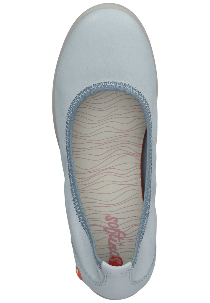 softinos Ballerinas Leder Hellblau