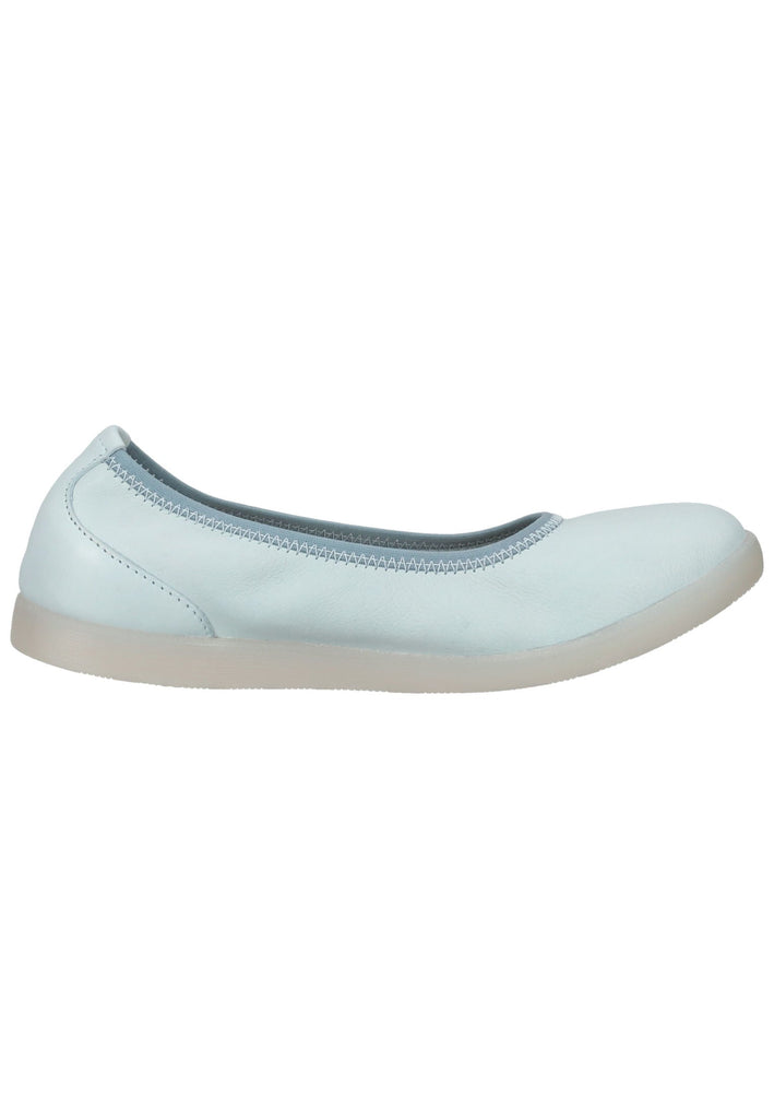 softinos Ballerinas Leder Hellblau