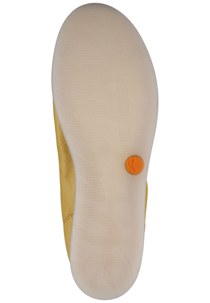 softinos Ballerinas Leder Hellgelb