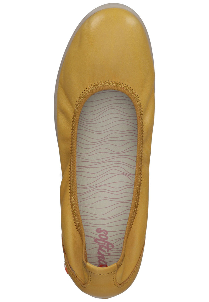 softinos Ballerinas Leder Hellgelb