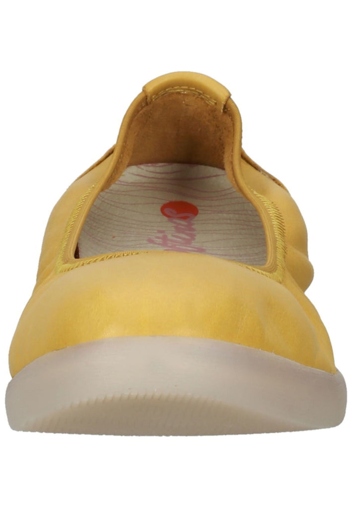 softinos Ballerinas Leder Hellgelb
